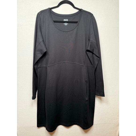 Duluth Trading Black Shift Dress size XL - Picture 1 of 4